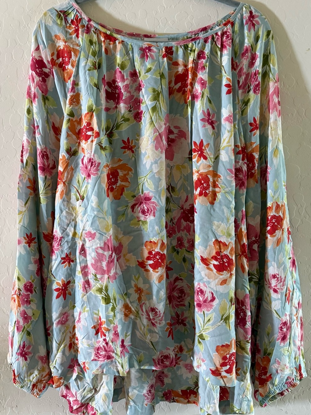J. Jill, 3X, Cold Shoulder Floral Blouse
